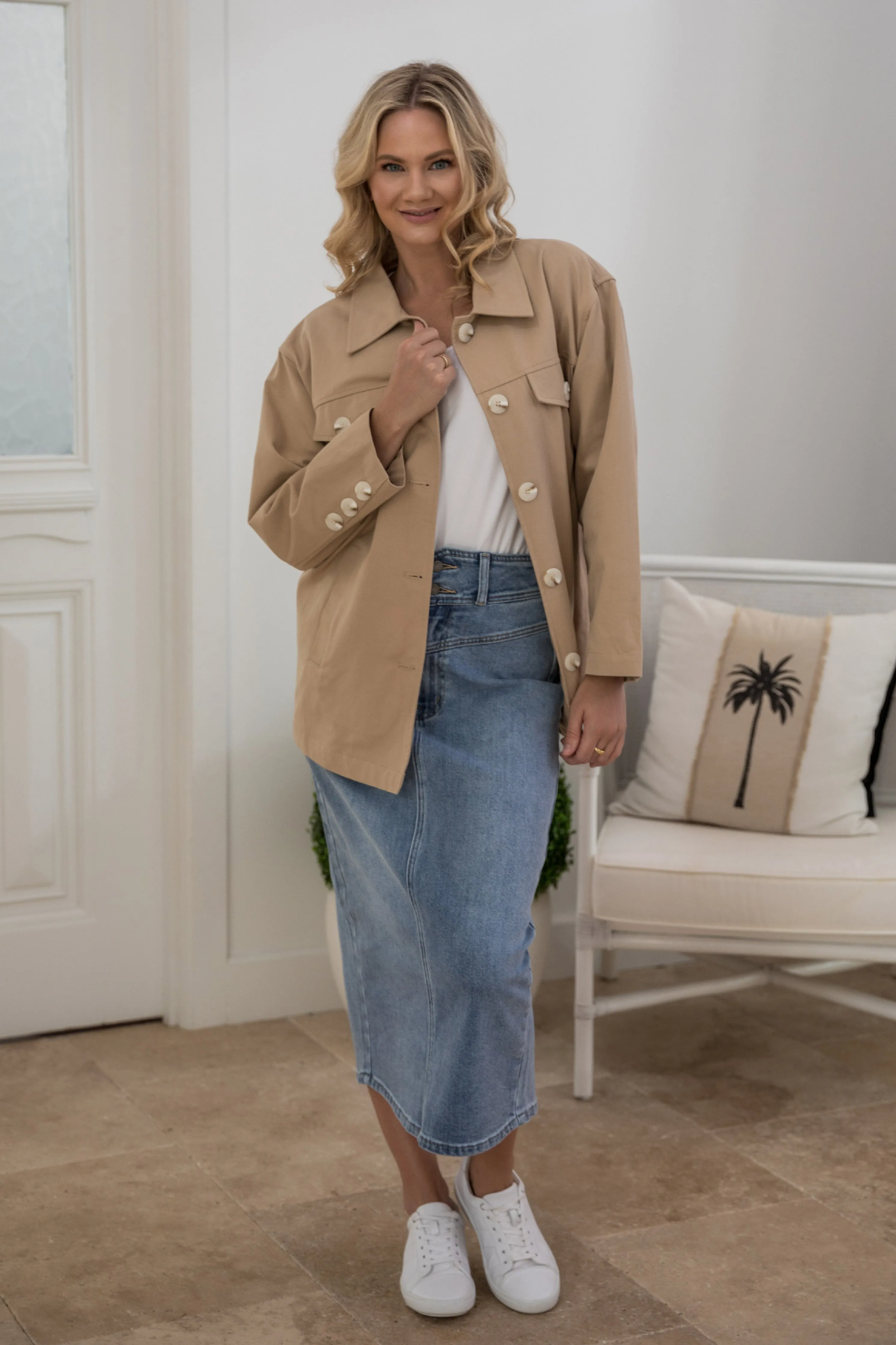 Audrey Trench Coat | Desert Camel | FINAL SALE