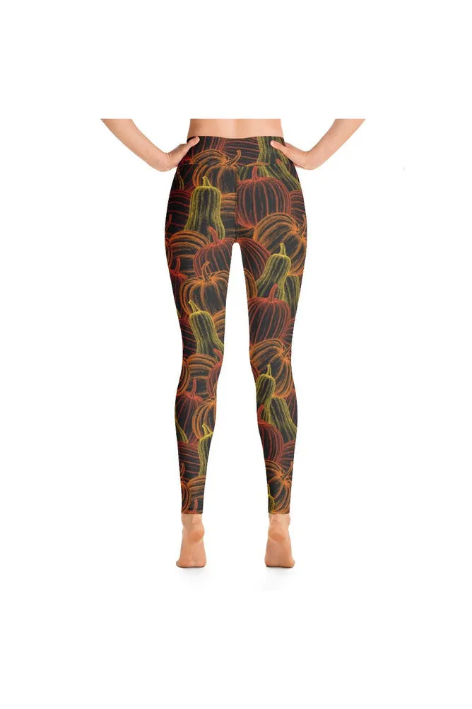 Autumn Harvest Yoga Leggings