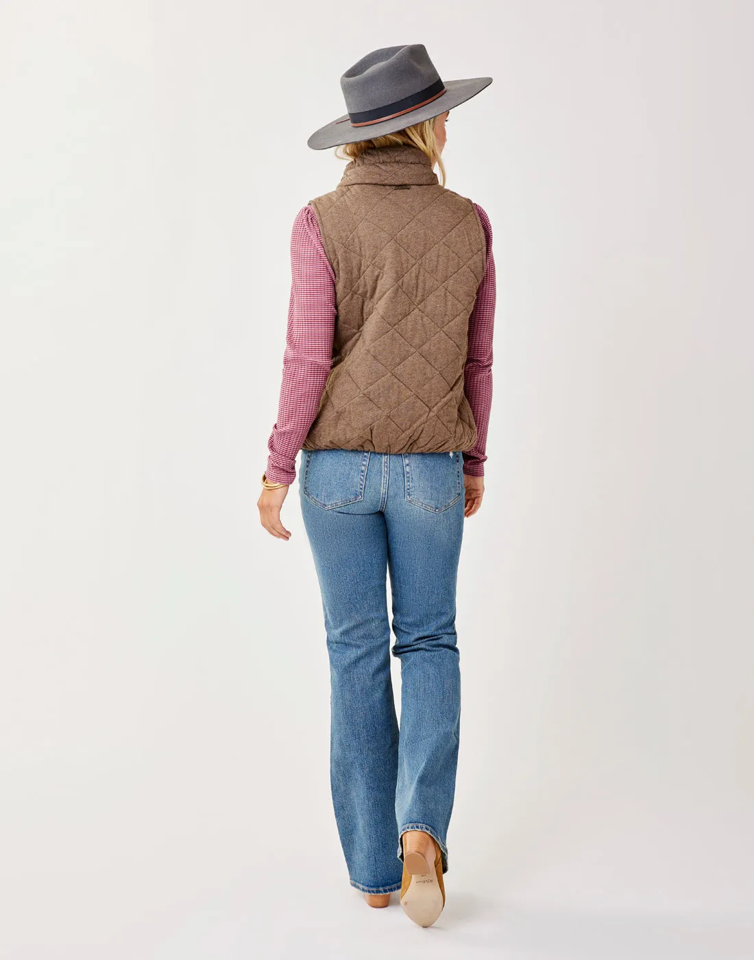 Betty Vest: Dark Brown