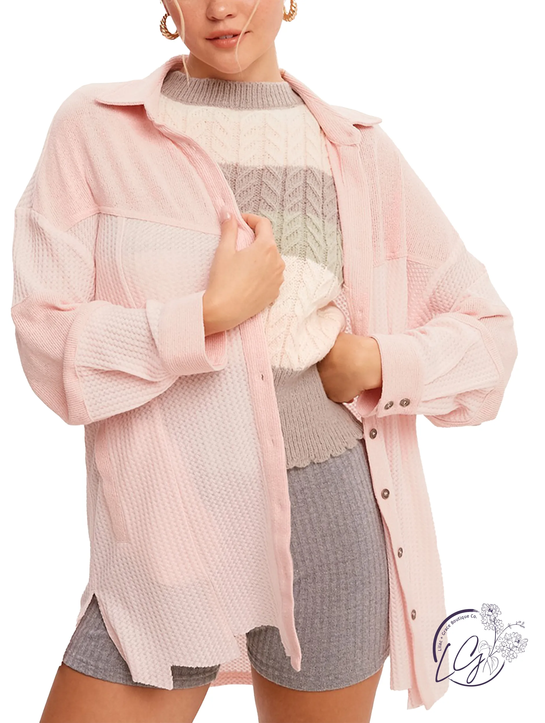 Blush Bliss Shacket