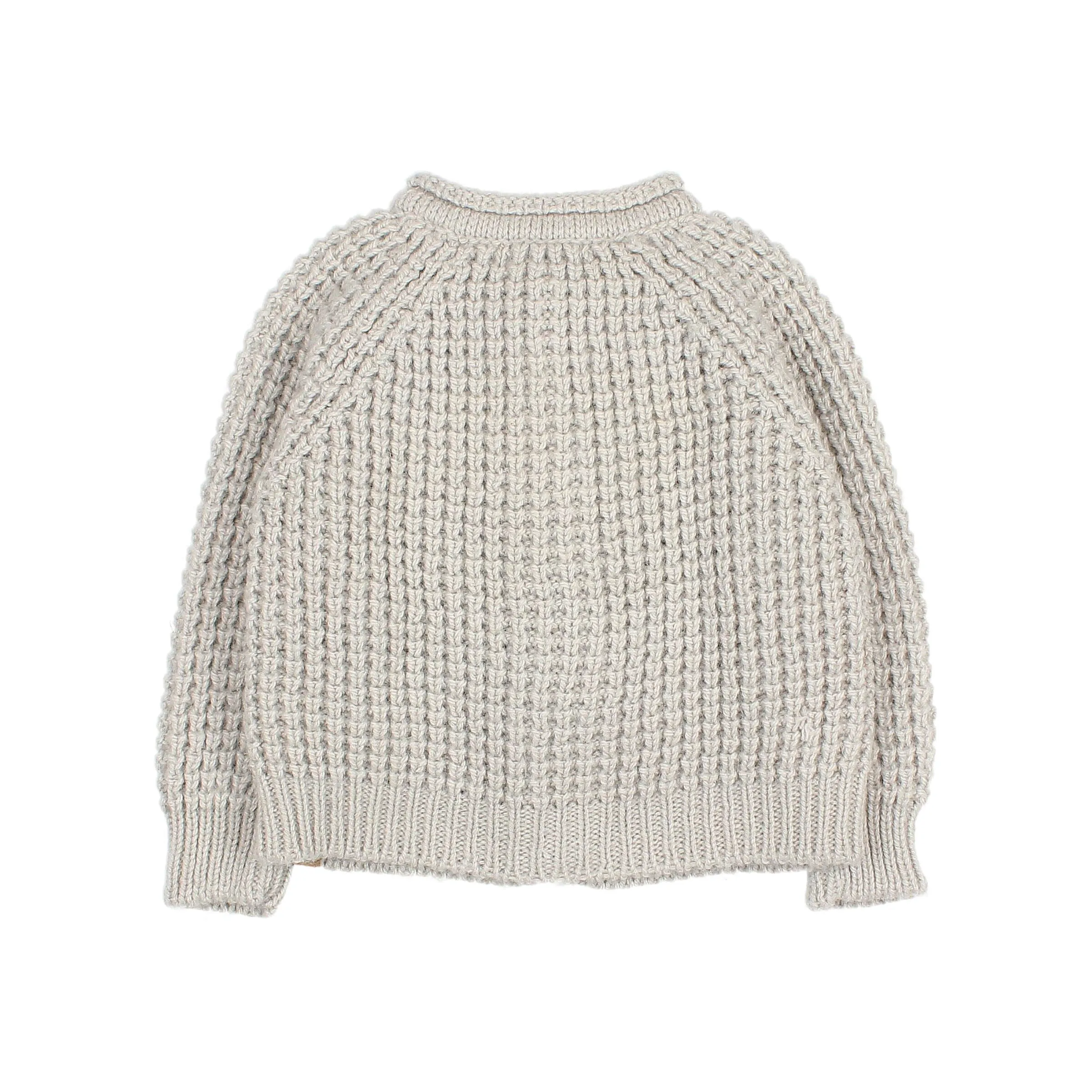 Buho Light Grey Bb Soft Knit Cardigan