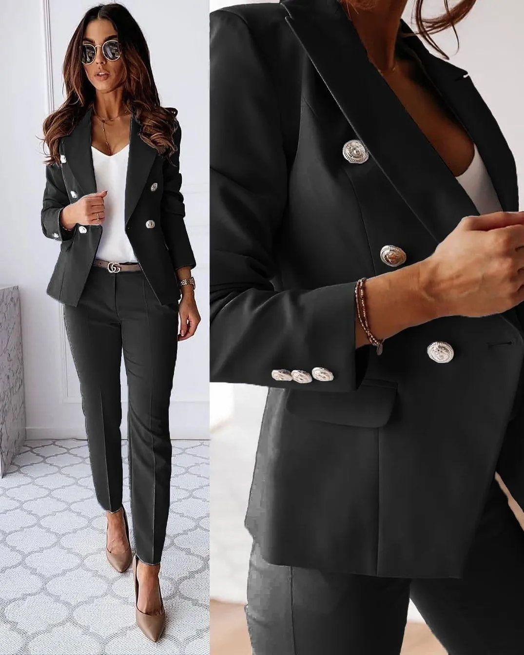 Celia - Elegant Set with Jacket and Pants for Women