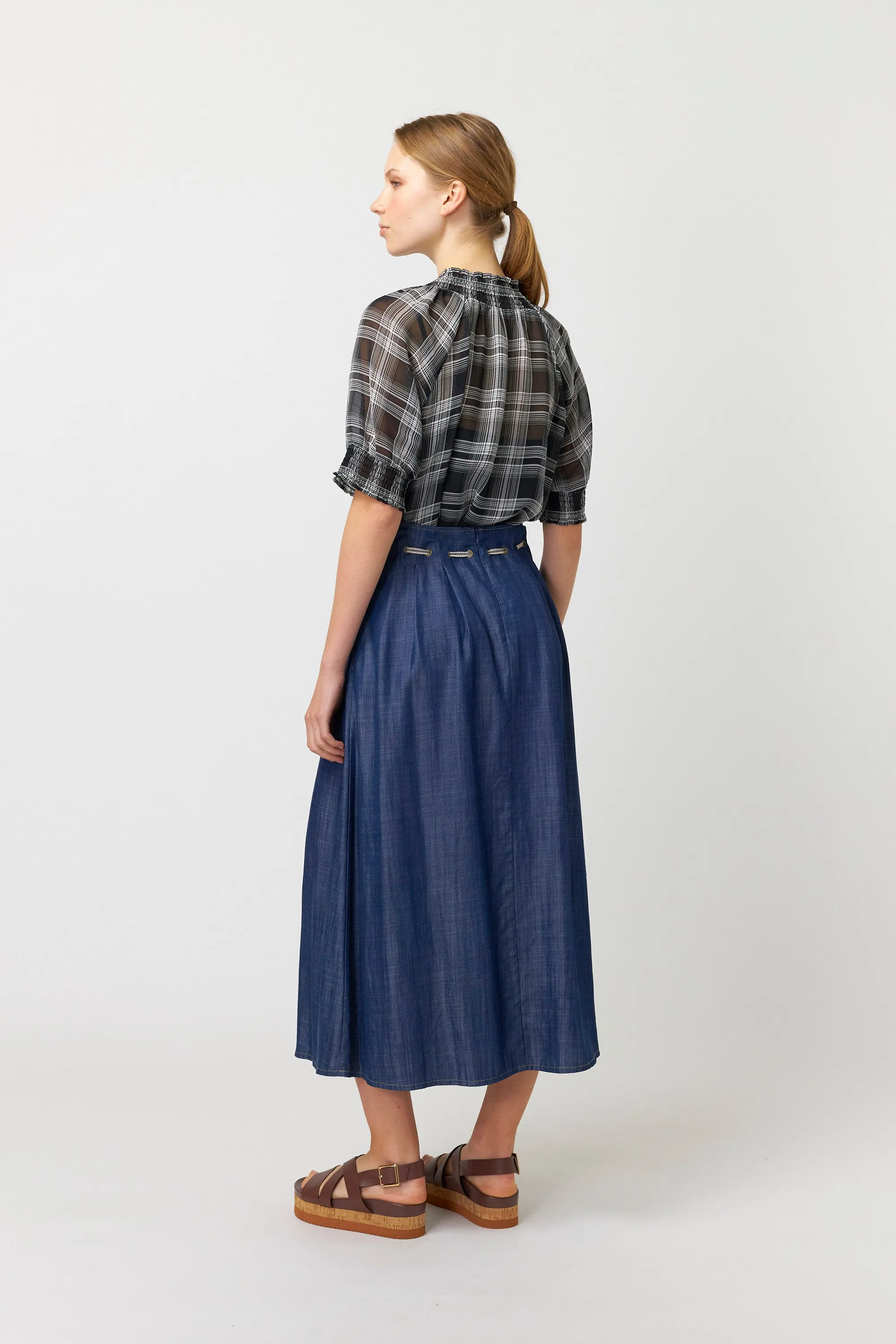 Chambray skirt