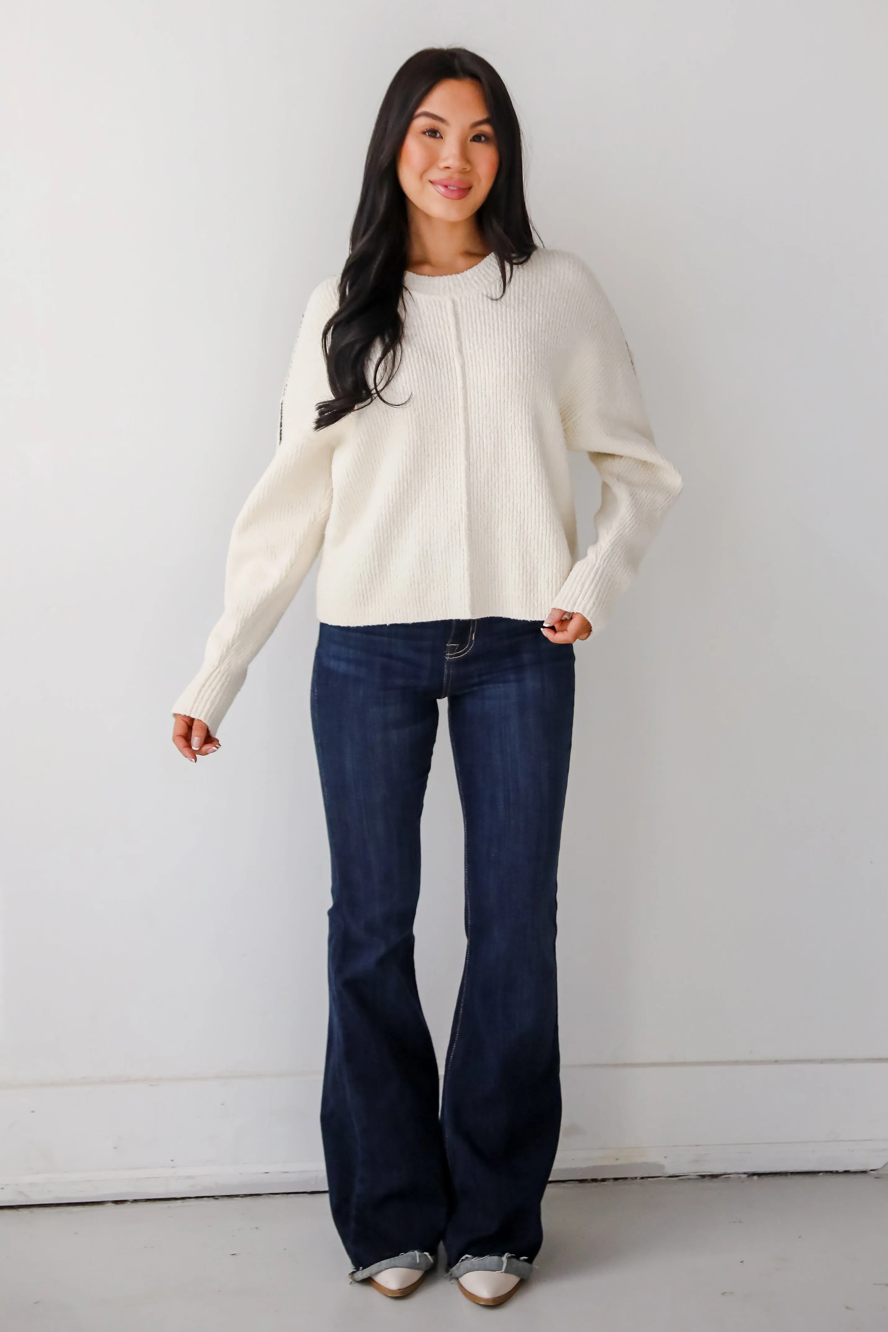 Charismatic Sense Cream Sweater