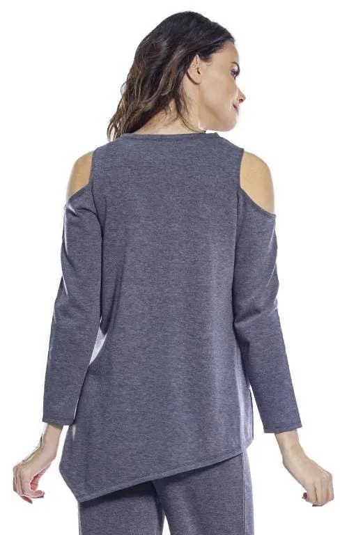 Cold Shoulder Long Sleeve Top - FINAL SALE