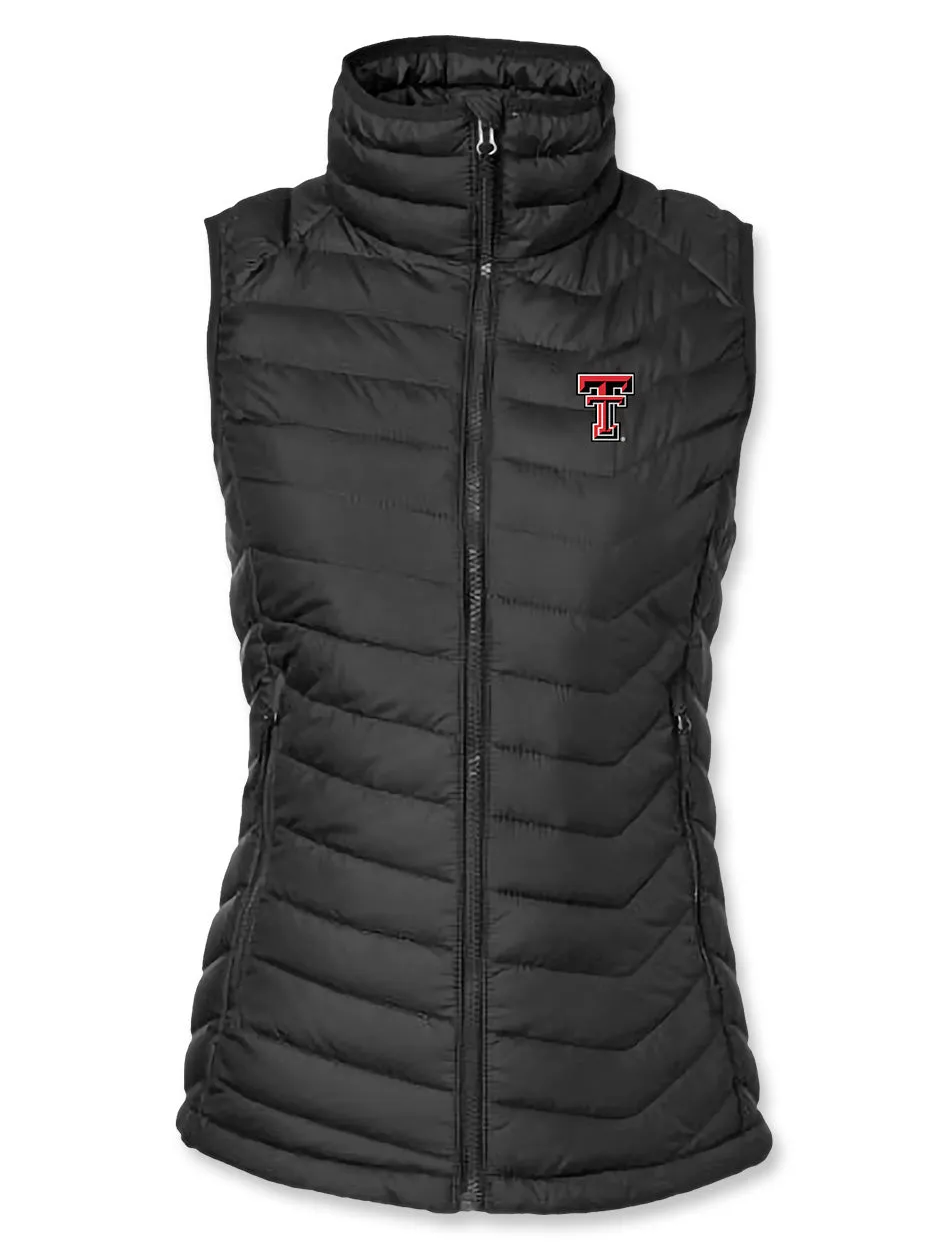 Columbia Texas Tech Double T "Powder Lite Vest" Women's Vest