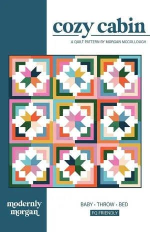 Cozy Cabin Printed Quilt Pattern by Modernly Morgan