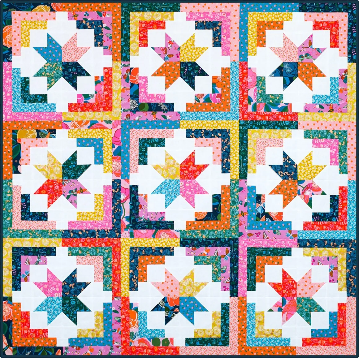 Cozy Cabin Printed Quilt Pattern by Modernly Morgan