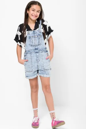 Denim Dungaree Light Blue