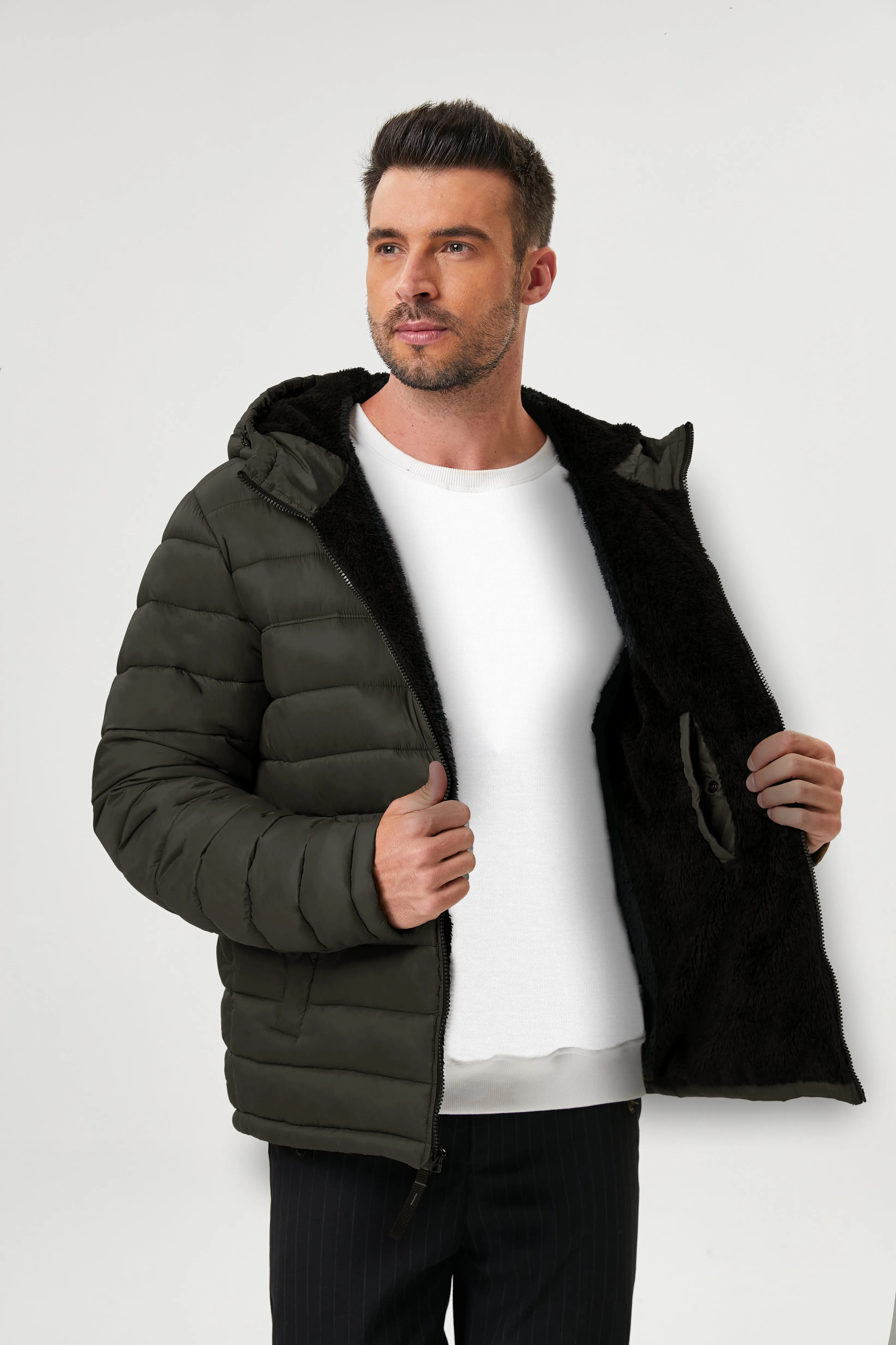 Empire Sherpa Quilted Jacket