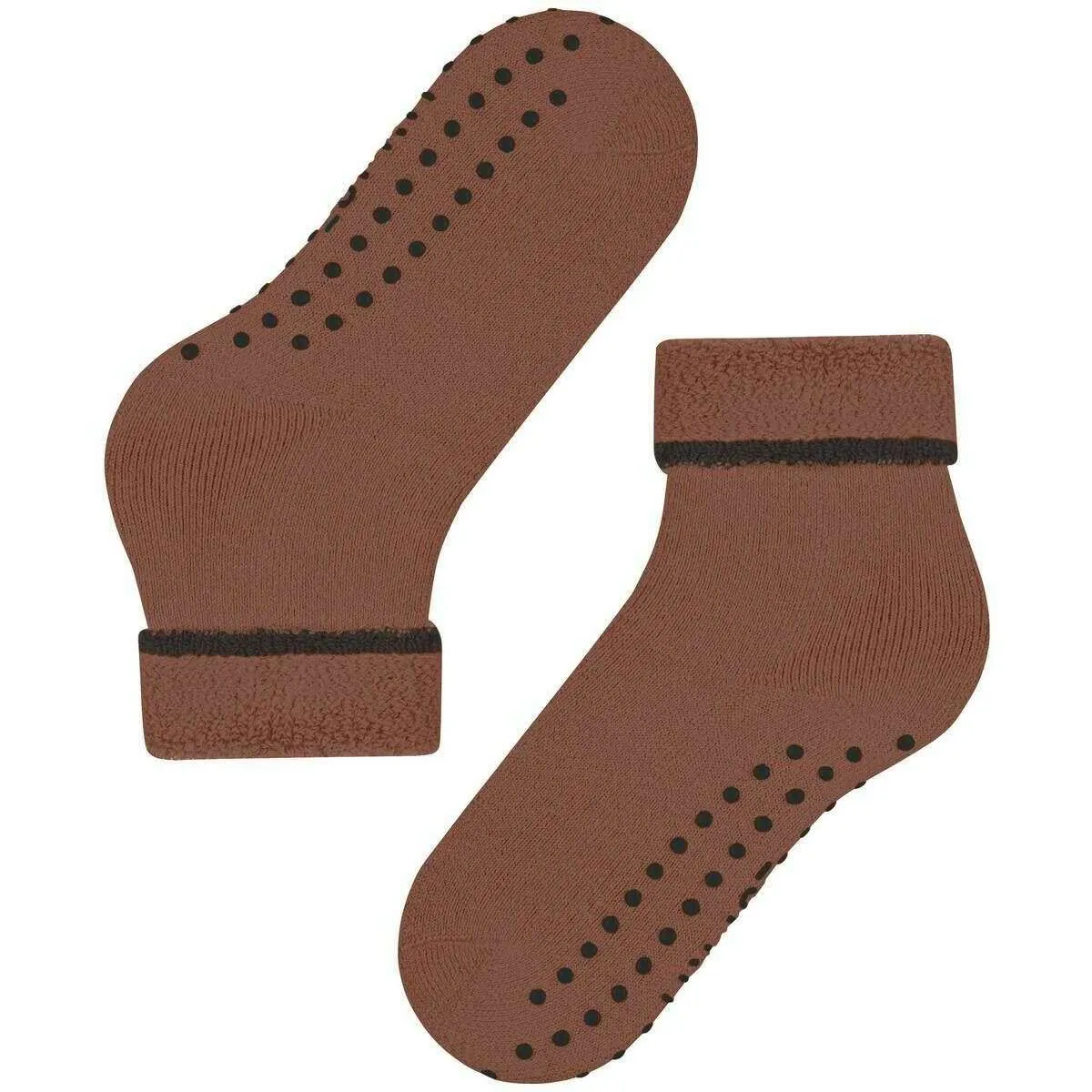 Esprit Cozy Homepad Socks - Cinnamon Brown