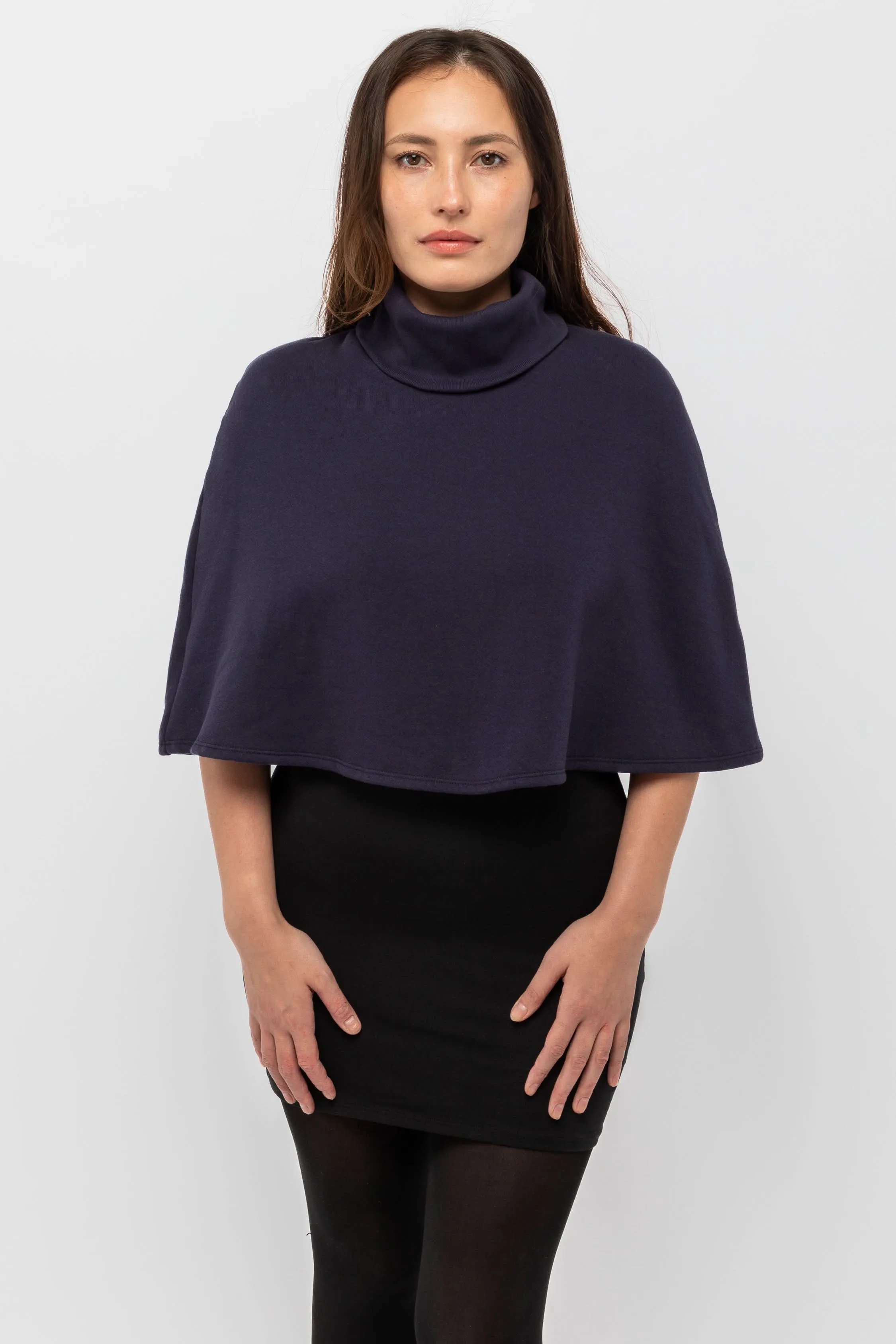 F370 - Flex Fleece Turtleneck Cape