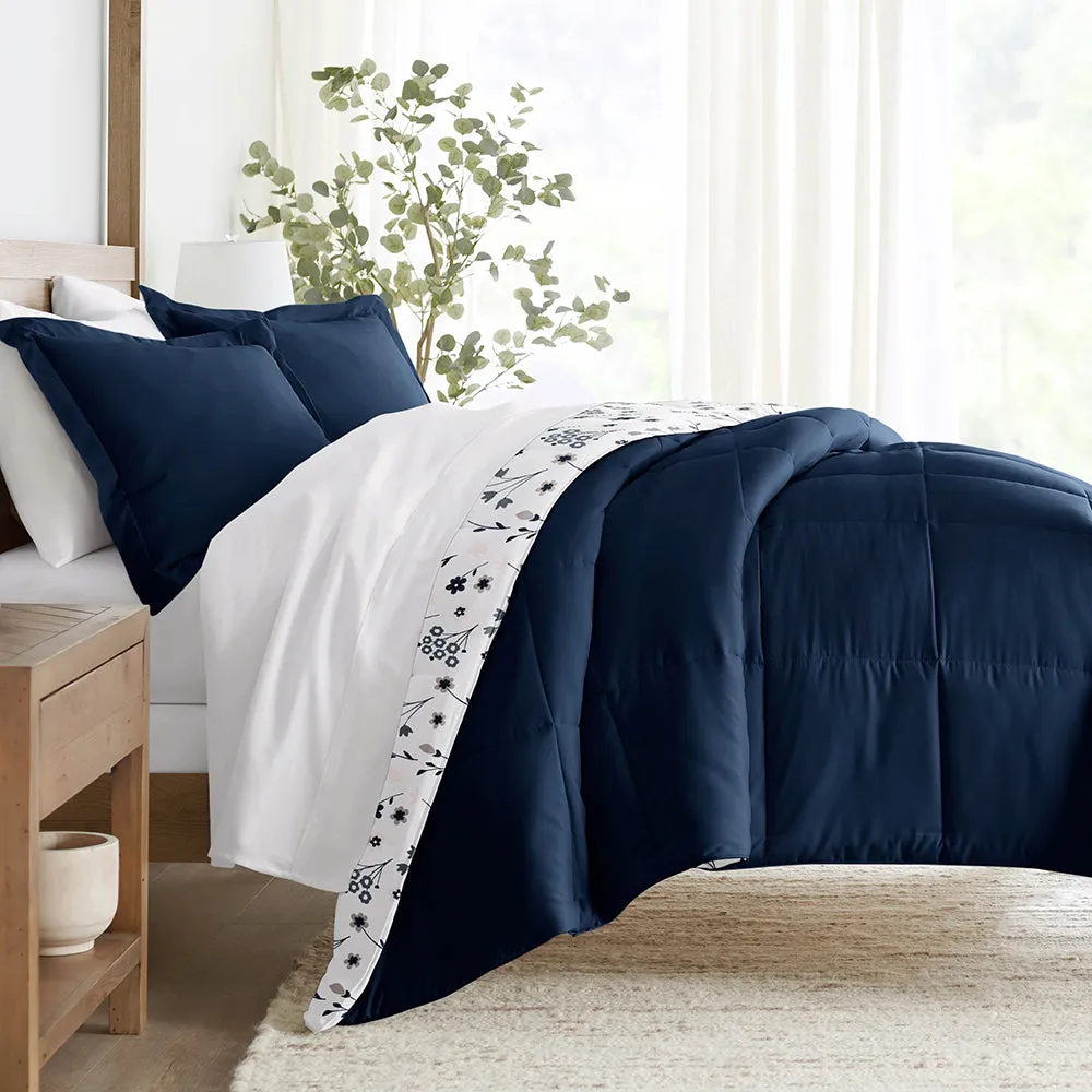 Forget Me Not Reversible Down-Alternative Comforter Set - 12 Days of Deals