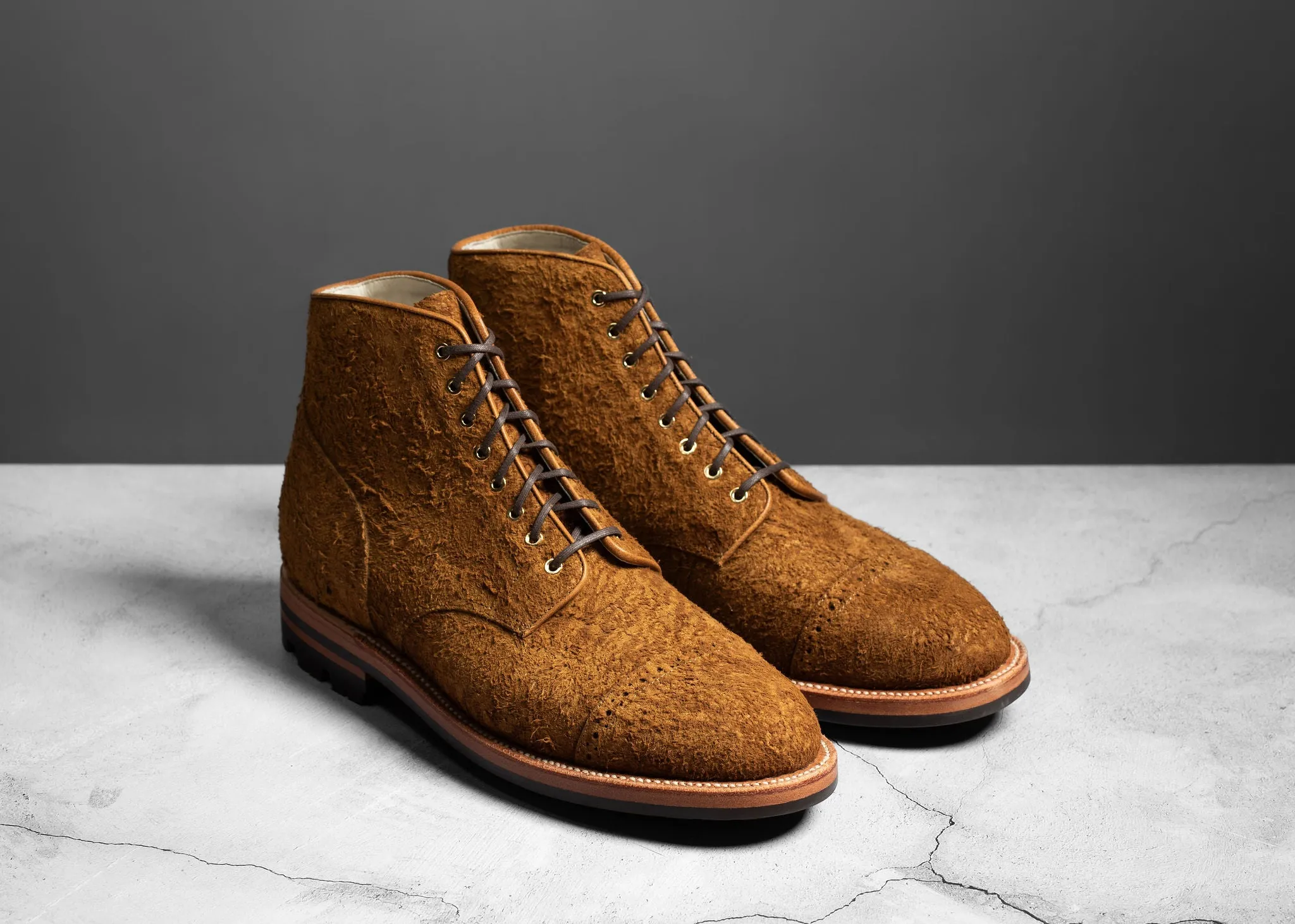 Garrison Boot Bronze Rough Suede