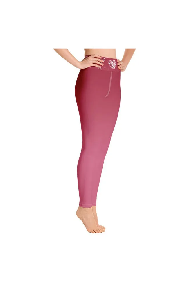 Heart Ombre Yoga Leggings