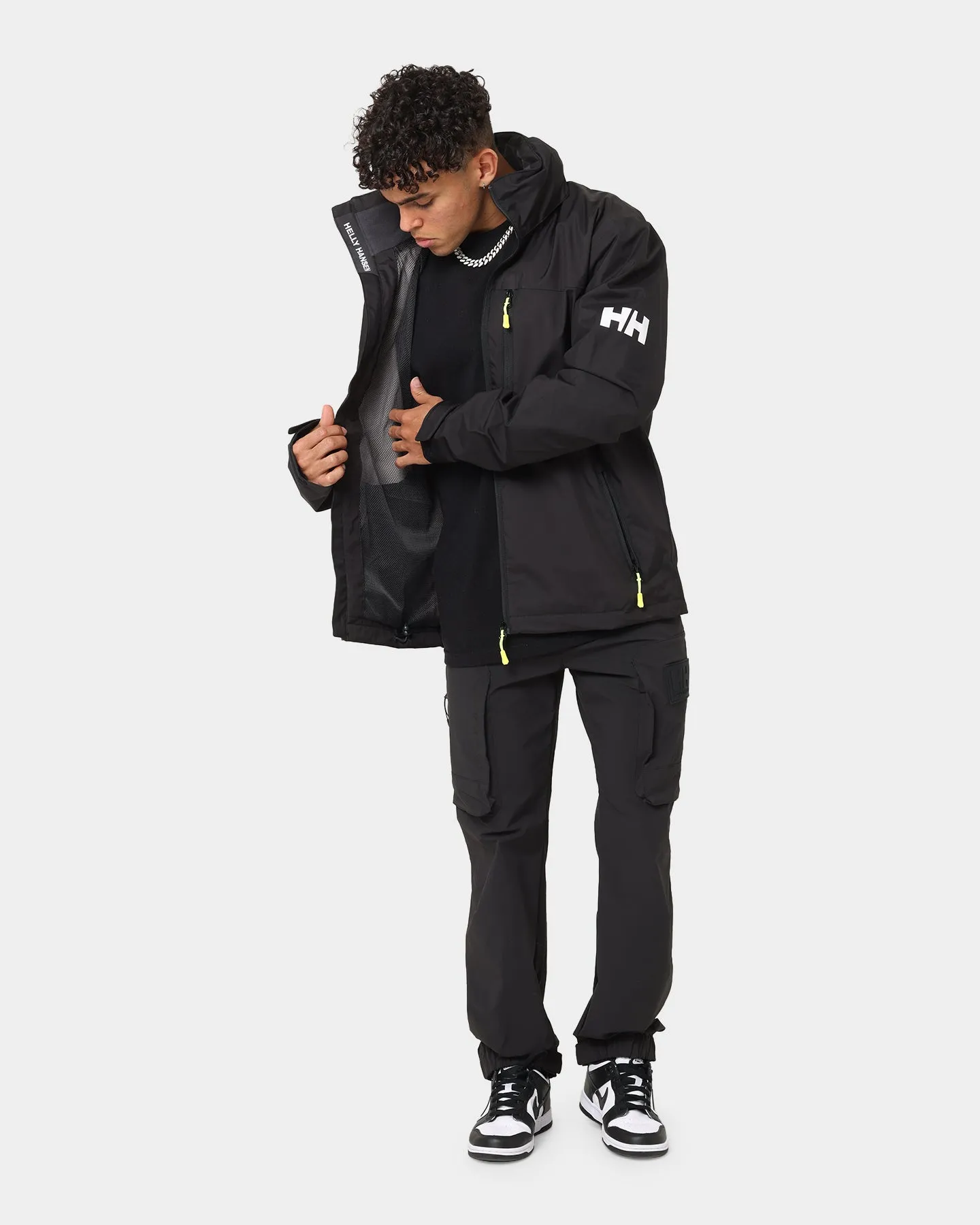 Helly Hansen Crew Hooded Jacket Black