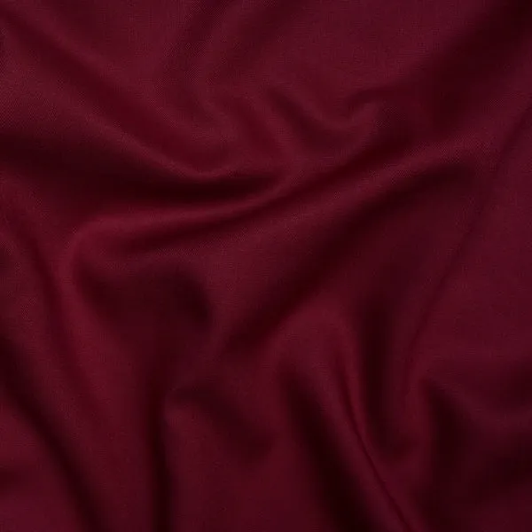 Maroon Plain Dyed Rayon Fabric (Wholesale)