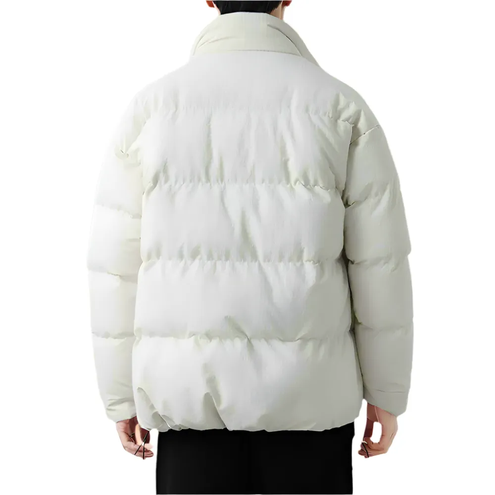 Mens Houndstooth Kining Puffer Jacket