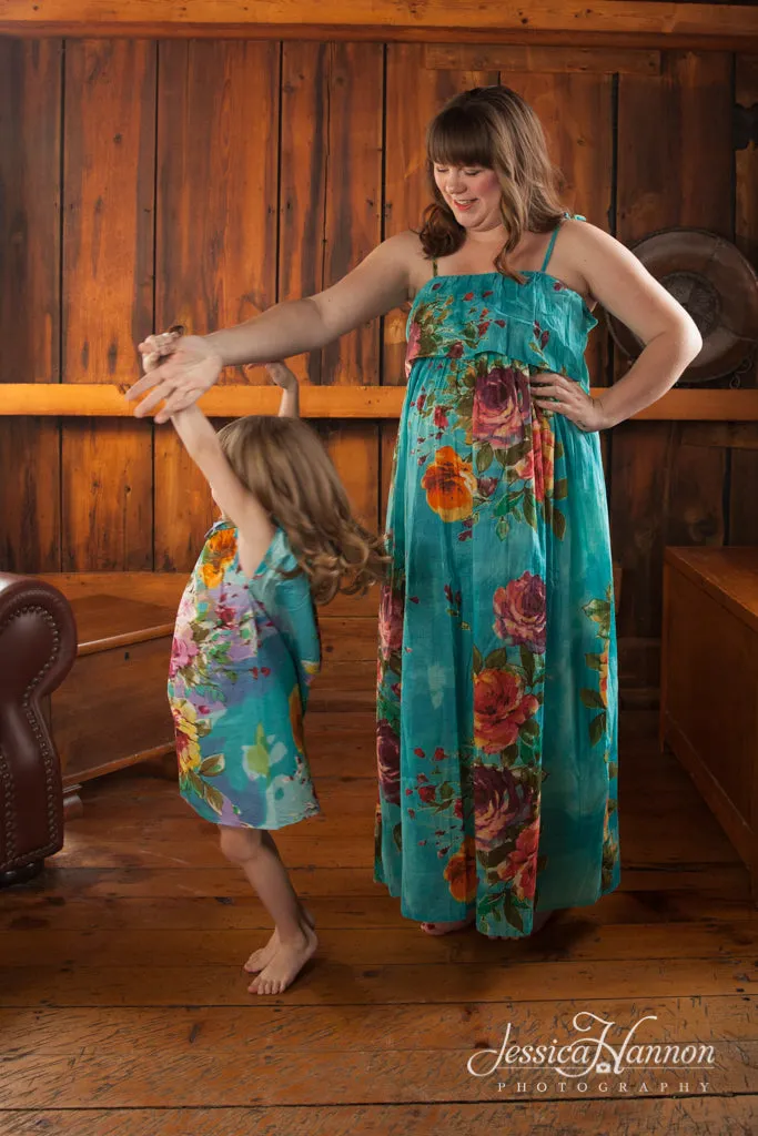 Mommy Baby Matching Maxi Dresses