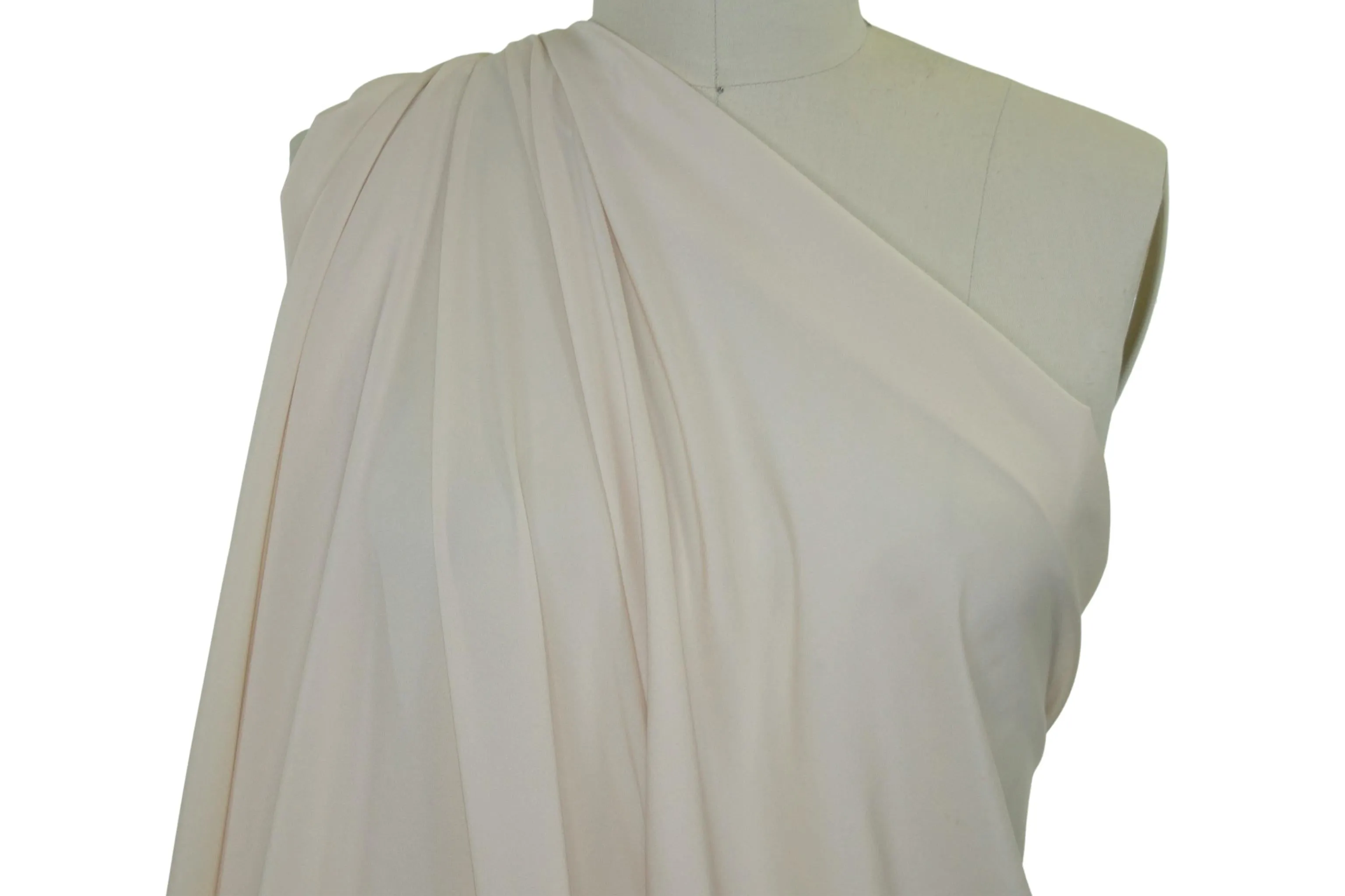 NY Designer Stretch Pongee Lining - Cafe au Lait