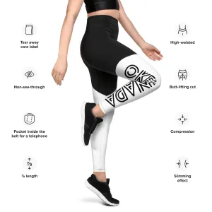 OKENNADA "Comfort Fit" Women's Sports Leggings