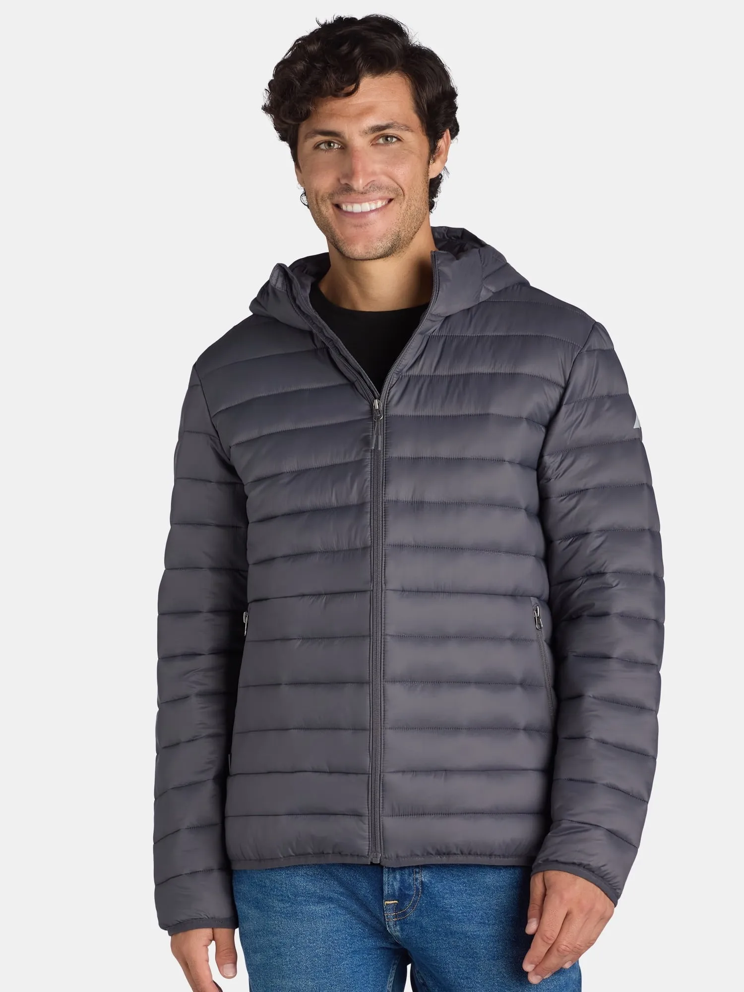 Ozark Trail Men's & Big Men’s Hooded Puffer Jacket, Sizes S-3XL