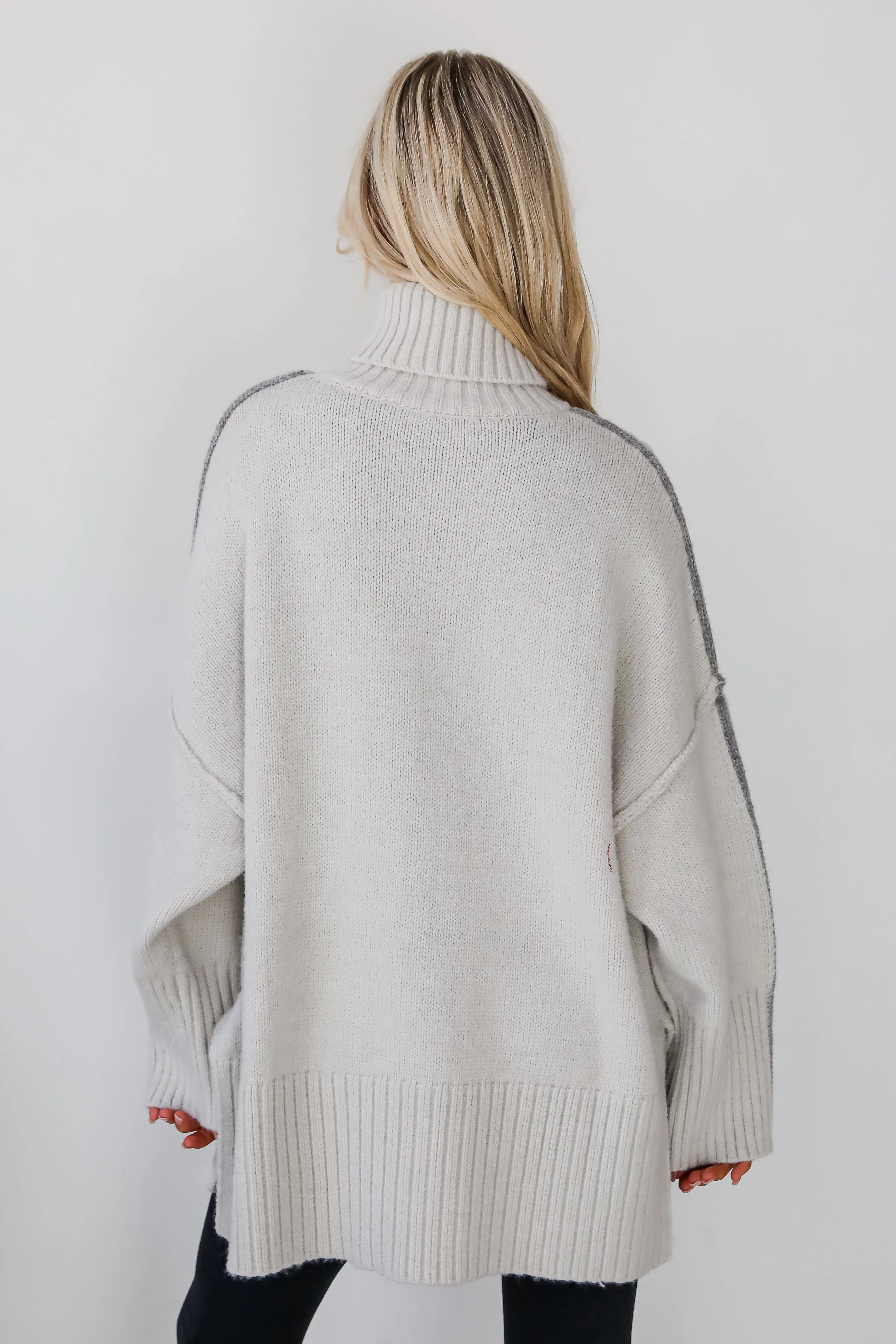 Posh Upgrade Turtleneck Oversized Sweater