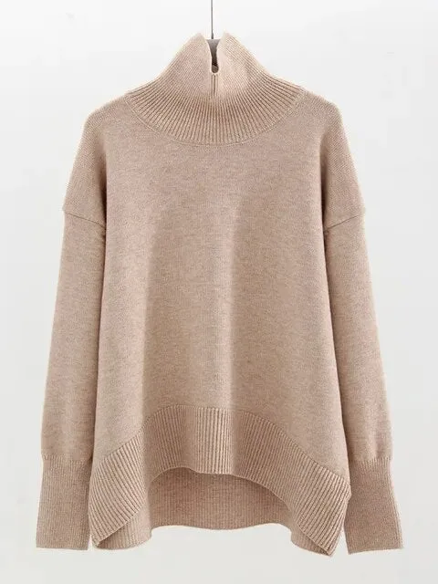 Pre Order:  Soft Turtleneck Knit Sweater