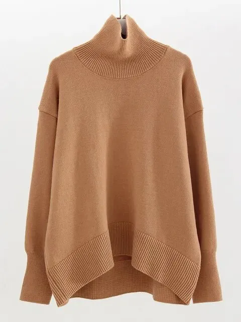 Pre Order:  Soft Turtleneck Knit Sweater