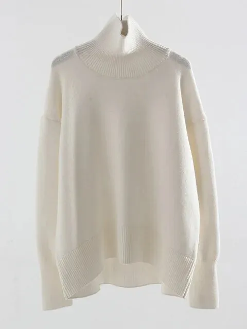 Pre Order:  Soft Turtleneck Knit Sweater