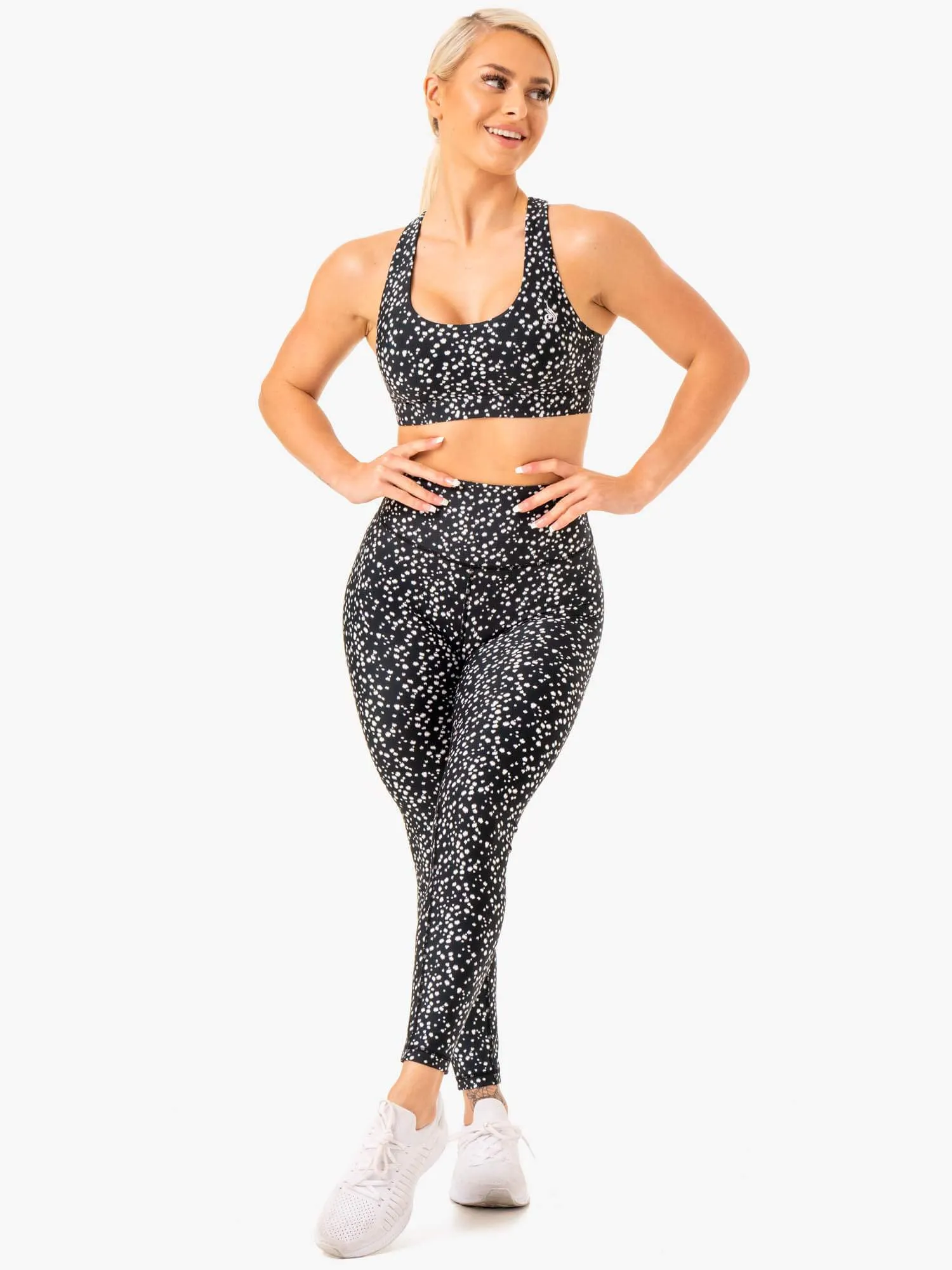 Reform High Waisted Leggings - Black Speckle