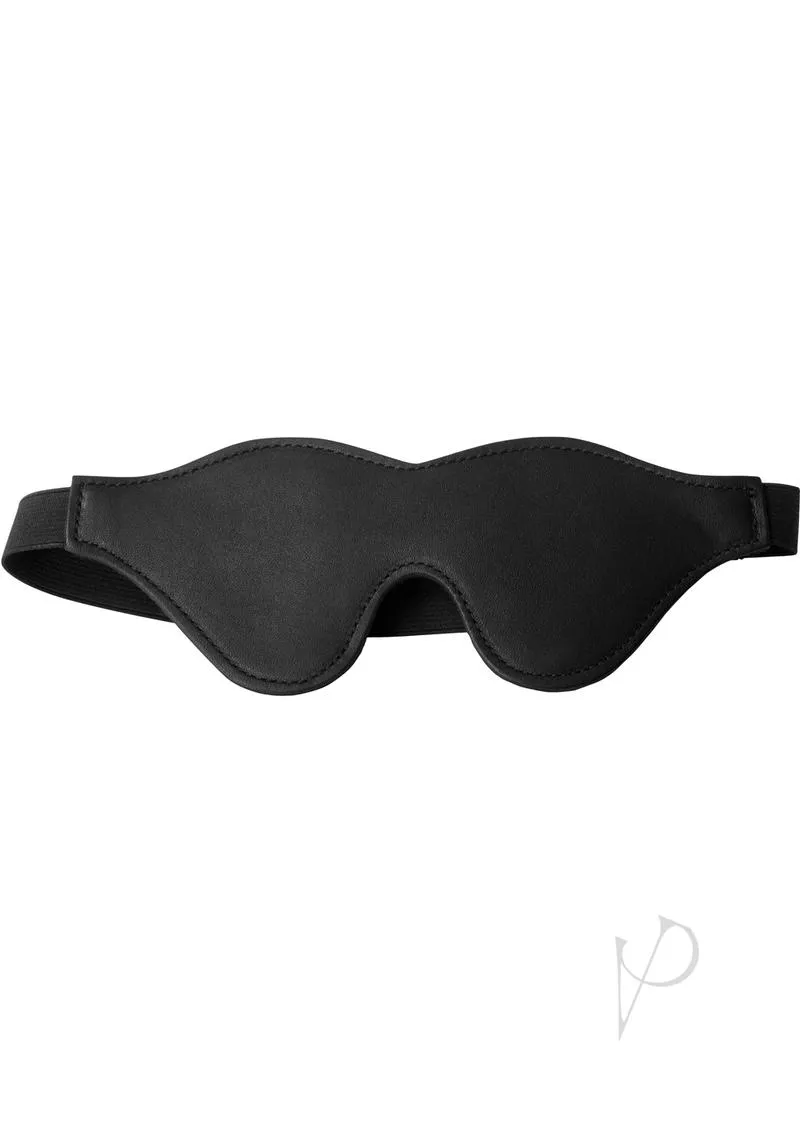 Strict Black Fleece Lined Blindfold