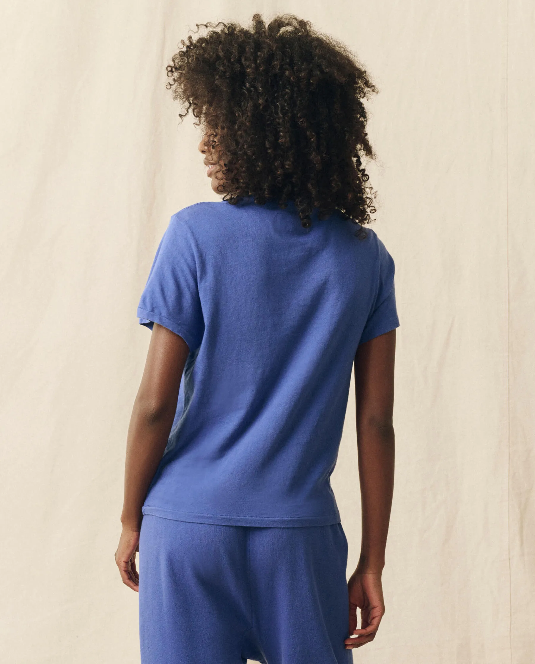 The Little Tee. Solid -- Cambridge Blue