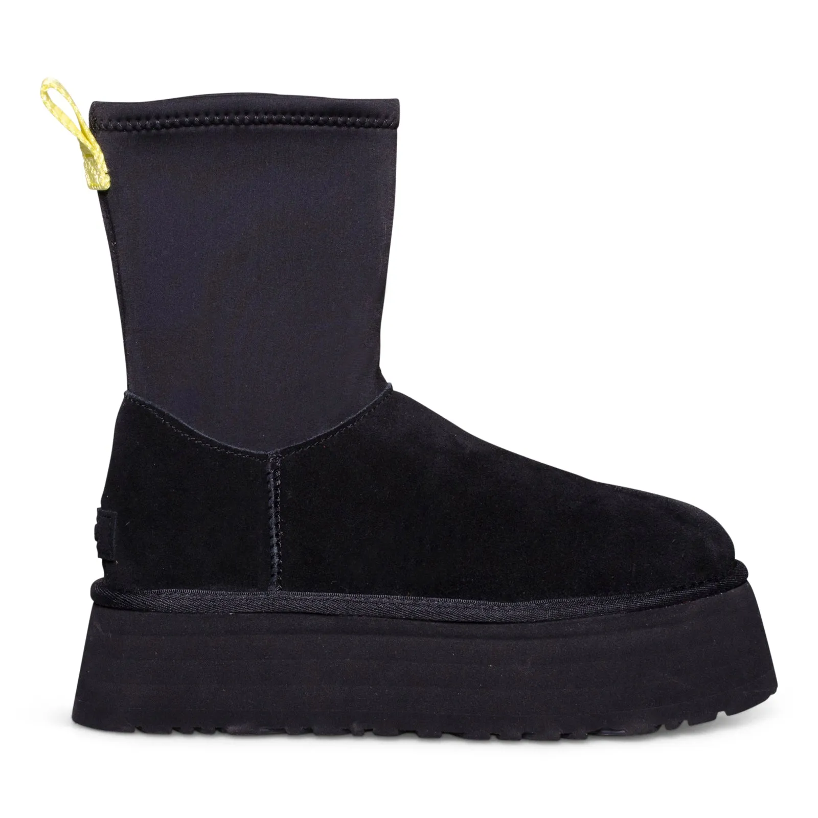 UGG Classic Dipper Platform Black Boots - Women's