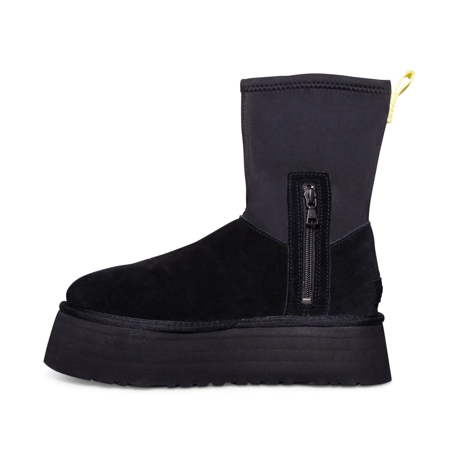 UGG Classic Dipper Platform Black Boots - Women's