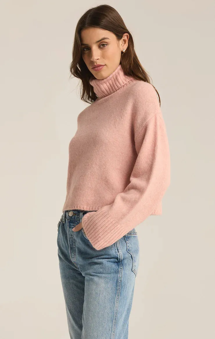 Ursa Sweater Top - Cashmere Pink