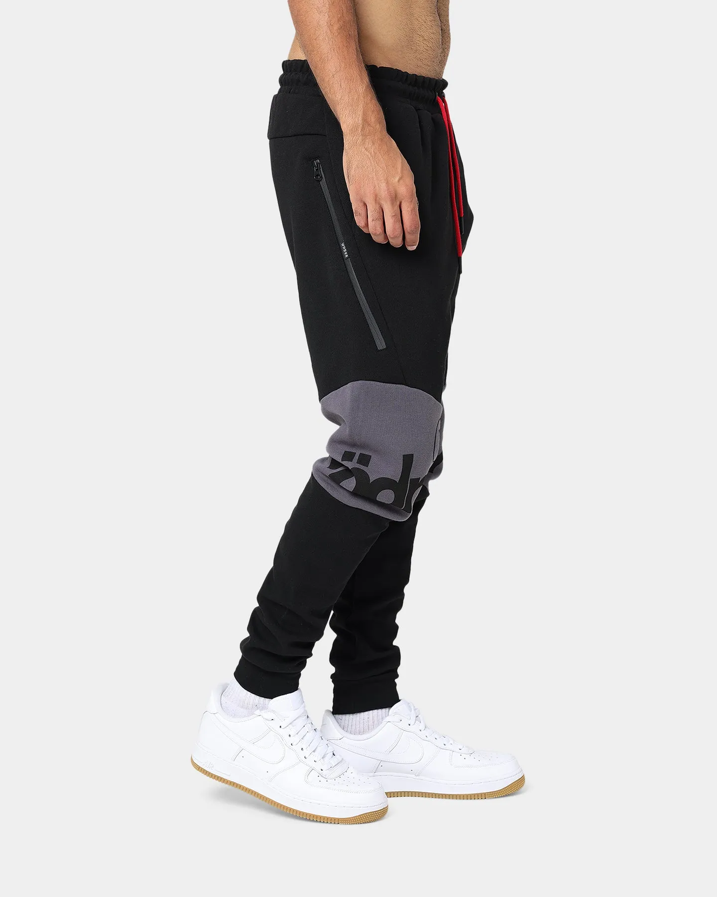 WNDRR Fragment Tech Track Pants Black/Black