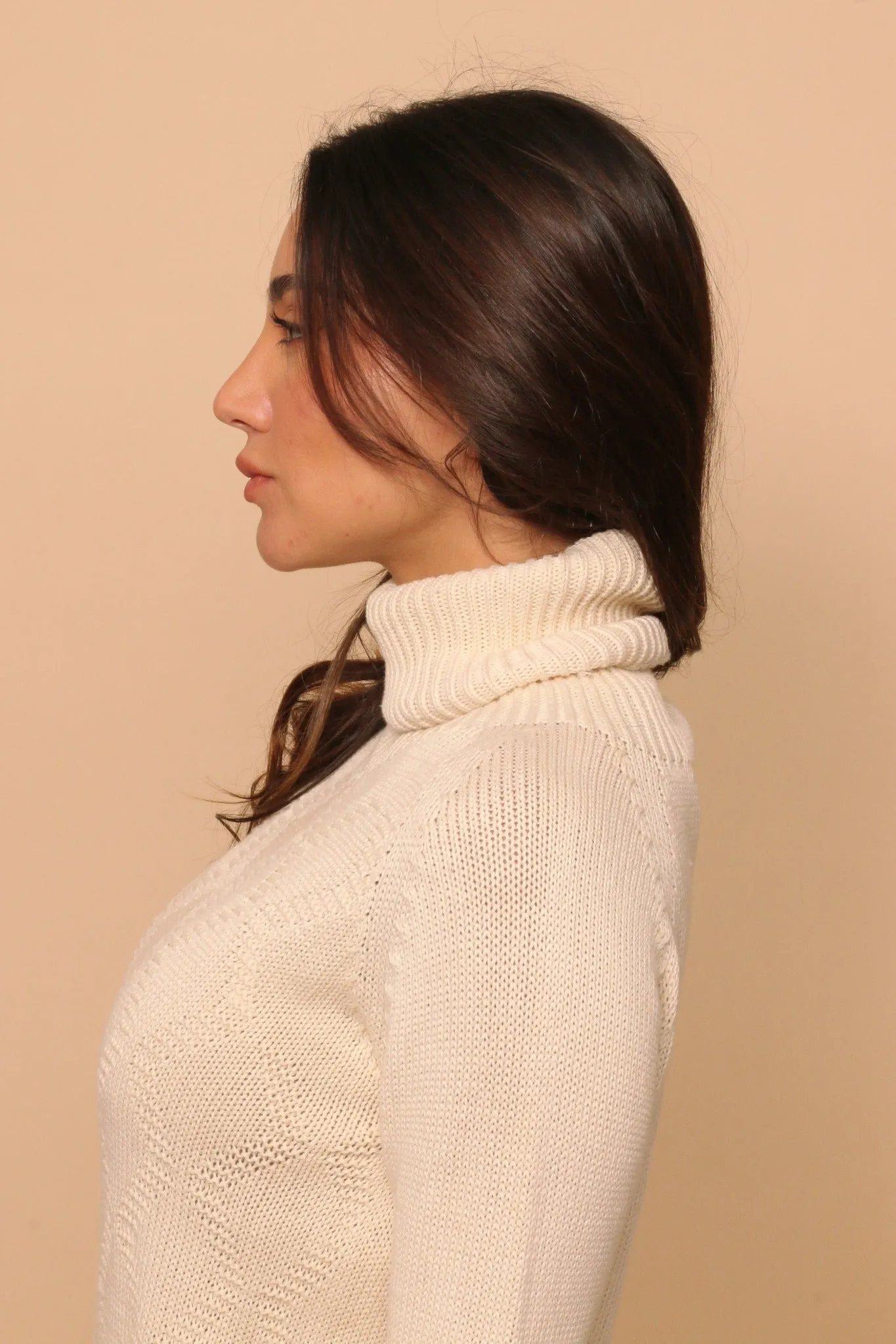 Women's Allergy-Free Knitted Turtleneck Long Sleeve