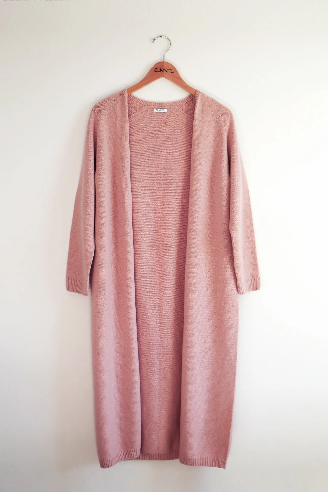 Wrap-in-Luxury Long Cardigan -Pink