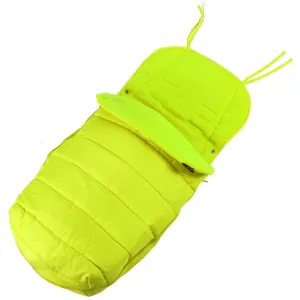 XXL Large Luxury Foot-muff And Liner For Maclaren Techno XT - Lime (Green)